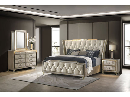 Mika - Bedroom Set With LED Lighting