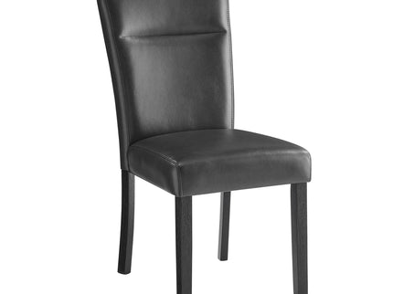 Olga - Dining Chair Set (Set of 2) - Charcoal Black