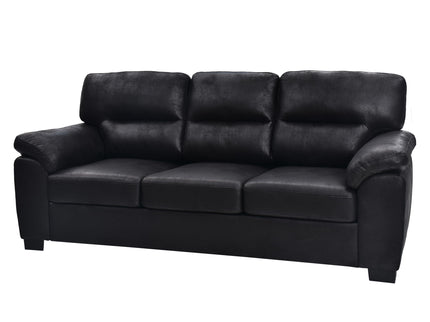 3 Seater Sofa With Padded Armrests And Triangular Leg