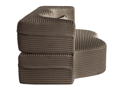 Floor Convertible Sleeper Sofa Bed With 2 Pillows