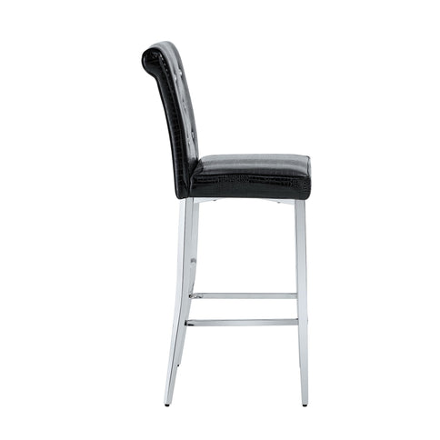 Bar Chairs & Crystal Clasp Design (Set of 2)