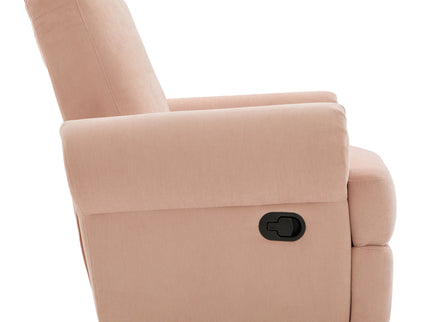 Manual Swivel Recliner Rocker Chair With Adjustable Backrest