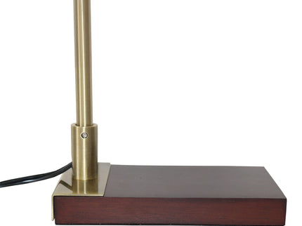 Bedroom Table Lamp With Lampshade - Bronze