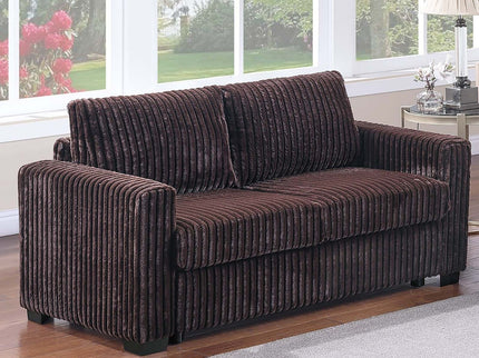 2 Piece Contemporary Style Sofa Set With Matching Pillows