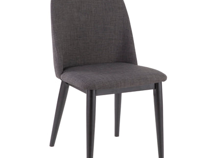 Tintori - Contemporary Dining Chair (Set of 2) - Charcoal