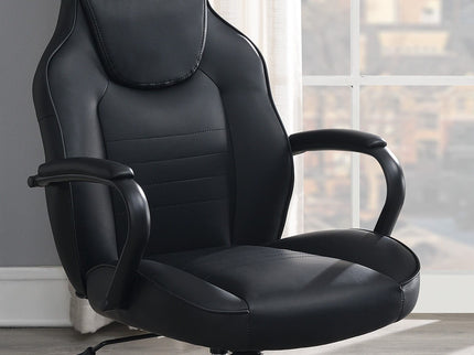 Gaming And Office Chair With Padded Arms, Adjustable Height