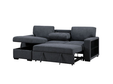 Terrence - Pull Out Sofa Bed - Dark Gray