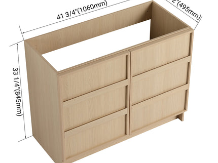 Freestanding Bathroom Vanity With Soft Close Doors