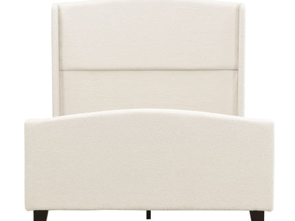 Platform Bed Frame With Tall Headboard And High Footboard