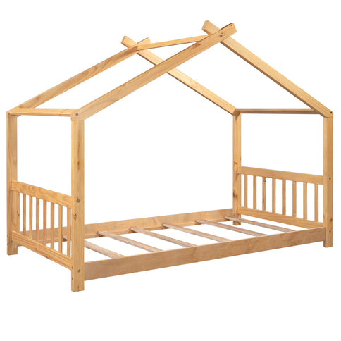 House Platform Bed With Headboard And Footboard, Roof Design