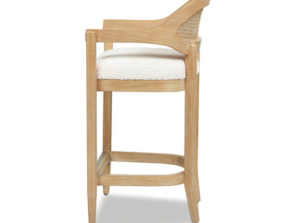 Americana - Mid-Century Modern Cane Back Counter Stool