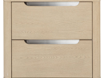Mirador - 2 Drawer Nightstand Bedside Table - Natural