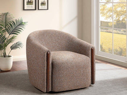 Ballona - Accent Chair With Swivel - Brown