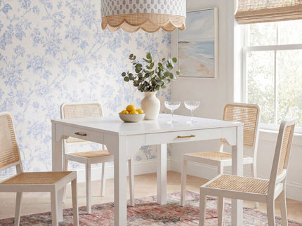 Alleyville - Square Dining Table With Storage Drawer - White
