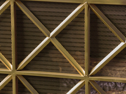 Margaret - 3 Panel Fireplace Screen Iron