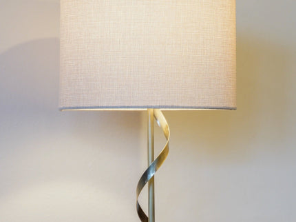 Nightstand Desk Lamp With Twisted Base - White