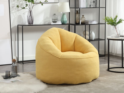 Bedding Bean Bag Sofa Chair High Pressure Foam With Footrest