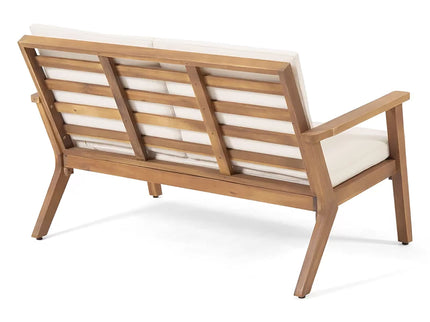 Avacyn - Outdoor Acacia Wood 4 Seater Chat Set With Cushions