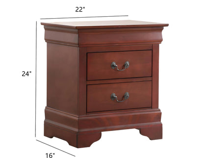 Louis Phillipe - Nightstand - Wood