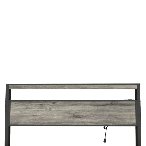 Bed Frame With RGB LED Light And Charging Station