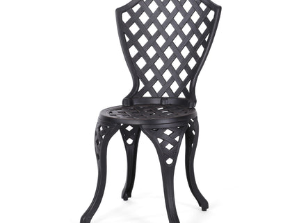 Bono Metal Bistro Set - Black