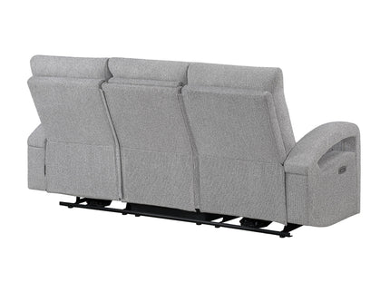 Isolde - Power Reclining Sofa, LED Lighting - Gray