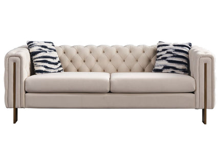 Chesterfield - Modern Tufted Living Room Sofa, 84.25''W Couch
