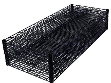 6 Tier 6000Lbs Capacity Nsf Metal Shelf Wire Shelving Unit, Heavy Duty Adjustable Storage Rack With Wheels & Shelf Liners For Commercial Grade Utility Steel Storage Rack