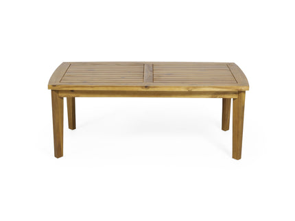 Outdoor Rectangular Coffee Table - Brown