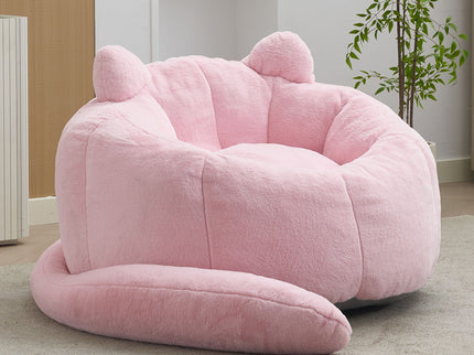 Cat Shaped Bean Bag Sofa With Long Tail