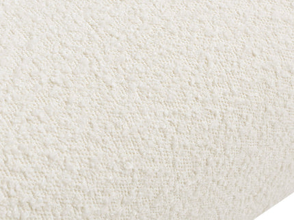 Nimbus - Curved Accent Chair - Ivory White