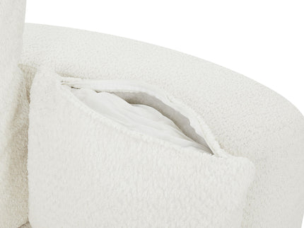 360° Swivel Chair Accent Barrel Chair With Removable Pillows