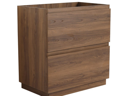 Modern Freestanding Bathroom Vanity Cabinet With Double Drawer