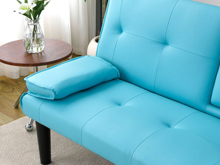 Sofa Bed With Foldable Design And Cup Holder