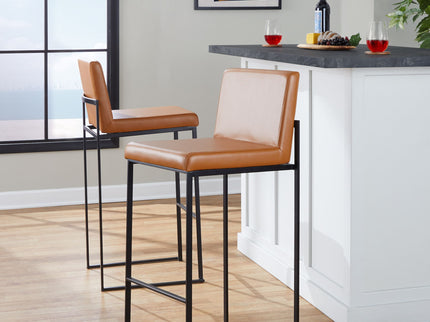 Fuji - Contemporary High Back Barstool Elegant Design