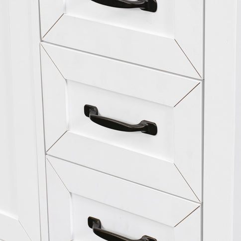 Modern Bathroom Vanity With Sink, Freestanding With Drawers And Doors