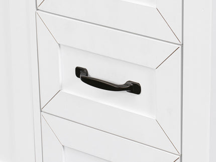 Modern Bathroom Vanity With Sink, Freestanding Design With Drawers And Doors