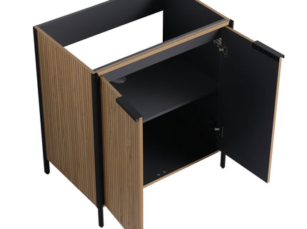 Contemporary Freestanding Bathroom Vanity With Adjustable Shelves