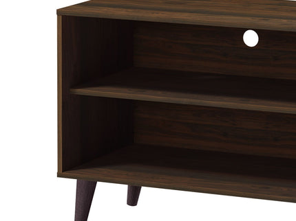 Amidon - TV Stand, With 2 Storage Shelves And 1 Cabinet