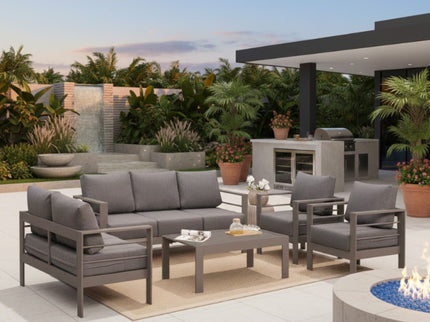Outdoor Patio Set, All-Weather & Thick Cushions