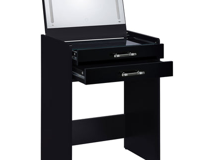 Ayuba - 3 Drawer Makeup Vanity Table With Mirror And Stool