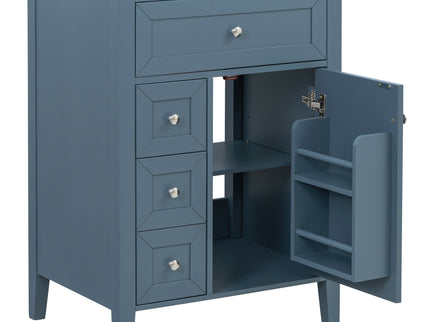 Bathroom Vanity With Sink, Soft Closing Cabinet