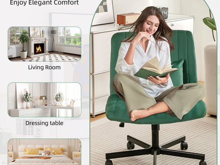 Criss Cross Office Chair With Adjustable Height, Ergonomic Design