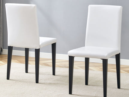 Versatile Dining Chairs With Comfortable Design And Metal Legs
