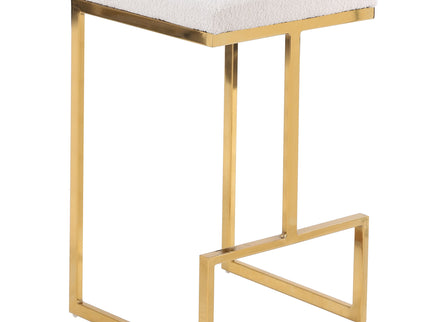 Joel - Mid Century Modern Luxury Upholstered Stool