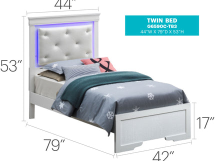 LED Elegant Bed