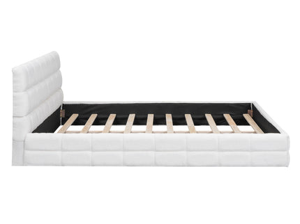 Upholstered Platform Bed With Headboard