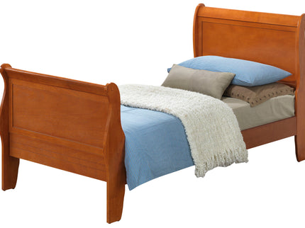 Louis Phillipe - Panel Sleigh Bed