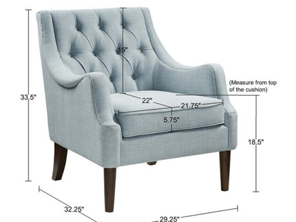 Qwen - Button Tufted Accent Chair