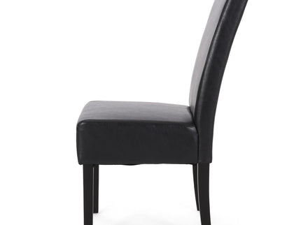 Contemporary Dining Chair With Rubberwood Legs (Set of 2)